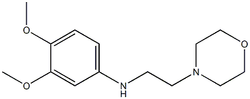 3,4-dimethoxy-N-[2-(morpholin-4-yl)ethyl]aniline Structure