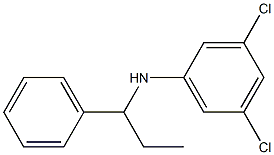 3,5-dichloro-N-(1-phenylpropyl)aniline 구조식 이미지