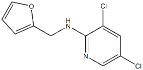 3,5-dichloro-N-(furan-2-ylmethyl)pyridin-2-amine 구조식 이미지