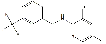 3,5-dichloro-N-{[3-(trifluoromethyl)phenyl]methyl}pyridin-2-amine Structure