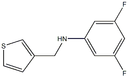 3,5-difluoro-N-(thiophen-3-ylmethyl)aniline Structure