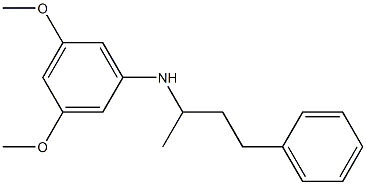 3,5-dimethoxy-N-(4-phenylbutan-2-yl)aniline 구조식 이미지