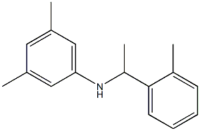 3,5-dimethyl-N-[1-(2-methylphenyl)ethyl]aniline 구조식 이미지