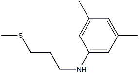 3,5-dimethyl-N-[3-(methylsulfanyl)propyl]aniline Structure