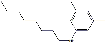 3,5-dimethyl-N-octylaniline 구조식 이미지