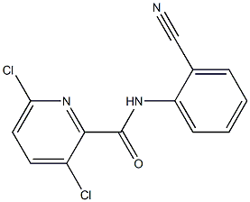 3,6-dichloro-N-(2-cyanophenyl)pyridine-2-carboxamide Structure