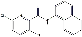 3,6-dichloro-N-(naphthalen-1-yl)pyridine-2-carboxamide 구조식 이미지