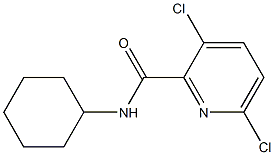 3,6-dichloro-N-cyclohexylpyridine-2-carboxamide Structure