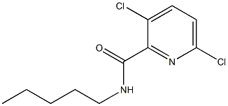 3,6-dichloro-N-pentylpyridine-2-carboxamide 구조식 이미지