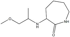 3-[(1-methoxypropan-2-yl)amino]azepan-2-one 구조식 이미지