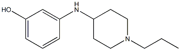 3-[(1-propylpiperidin-4-yl)amino]phenol 구조식 이미지