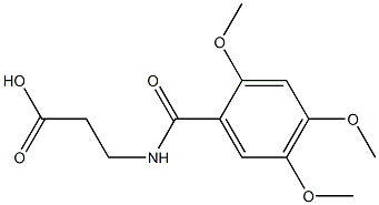 3-[(2,4,5-trimethoxyphenyl)formamido]propanoic acid Structure