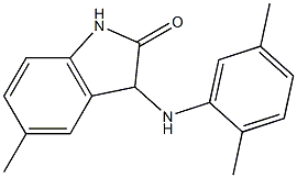 3-[(2,5-dimethylphenyl)amino]-5-methyl-2,3-dihydro-1H-indol-2-one Structure