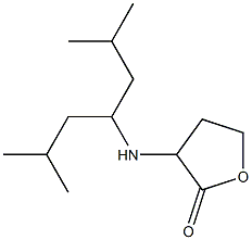 3-[(2,6-dimethylheptan-4-yl)amino]oxolan-2-one Structure