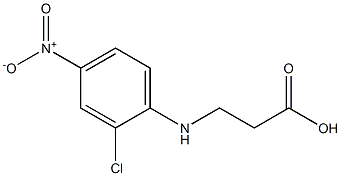 3-[(2-chloro-4-nitrophenyl)amino]propanoic acid Structure