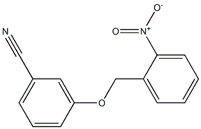 3-[(2-nitrobenzyl)oxy]benzonitrile Structure