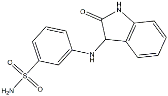 3-[(2-oxo-2,3-dihydro-1H-indol-3-yl)amino]benzene-1-sulfonamide Structure