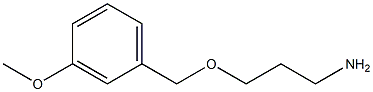 3-[(3-methoxybenzyl)oxy]propan-1-amine 구조식 이미지