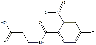 3-[(4-chloro-2-nitrophenyl)formamido]propanoic acid Structure