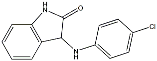 3-[(4-chlorophenyl)amino]-2,3-dihydro-1H-indol-2-one Structure