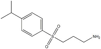 3-[(4-isopropylphenyl)sulfonyl]propan-1-amine 구조식 이미지