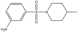 3-[(4-methylpiperidin-1-yl)sulfonyl]aniline 구조식 이미지