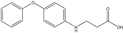 3-[(4-phenoxyphenyl)amino]propanoic acid Structure