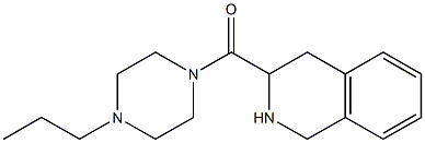 3-[(4-propylpiperazin-1-yl)carbonyl]-1,2,3,4-tetrahydroisoquinoline Structure