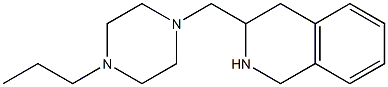 3-[(4-propylpiperazin-1-yl)methyl]-1,2,3,4-tetrahydroisoquinoline 구조식 이미지