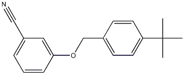 3-[(4-tert-butylphenyl)methoxy]benzonitrile Structure