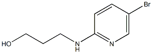 3-[(5-bromopyridin-2-yl)amino]propan-1-ol 구조식 이미지