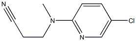 3-[(5-chloropyridin-2-yl)(methyl)amino]propanenitrile 구조식 이미지