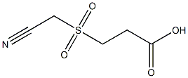 3-[(cyanomethyl)sulfonyl]propanoic acid Structure