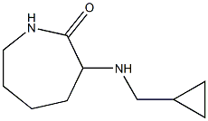 3-[(cyclopropylmethyl)amino]azepan-2-one 구조식 이미지