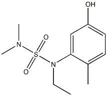 3-[(dimethylsulfamoyl)(ethyl)amino]-4-methylphenol Structure