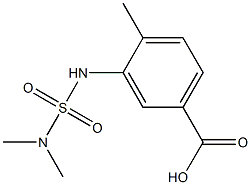 3-[(dimethylsulfamoyl)amino]-4-methylbenzoic acid 구조식 이미지