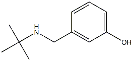 3-[(tert-butylamino)methyl]phenol 구조식 이미지