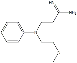 3-[[2-(dimethylamino)ethyl](phenyl)amino]propanimidamide Structure