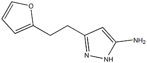 3-[2-(furan-2-yl)ethyl]-1H-pyrazol-5-amine 구조식 이미지