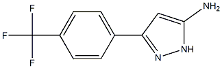 3-[4-(trifluoromethyl)phenyl]-1H-pyrazol-5-amine 구조식 이미지