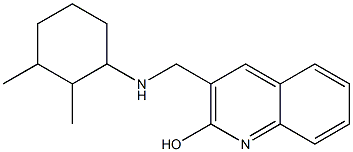 3-{[(2,3-dimethylcyclohexyl)amino]methyl}quinolin-2-ol 구조식 이미지