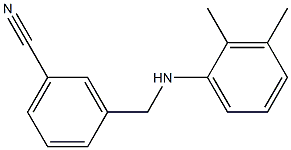 3-{[(2,3-dimethylphenyl)amino]methyl}benzonitrile Structure