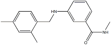 3-{[(2,4-dimethylphenyl)methyl]amino}-N-methylbenzamide Structure