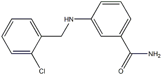 3-{[(2-chlorophenyl)methyl]amino}benzamide Structure