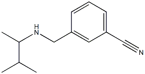 3-{[(3-methylbutan-2-yl)amino]methyl}benzonitrile 구조식 이미지