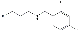 3-{[1-(2,4-difluorophenyl)ethyl]amino}propan-1-ol 구조식 이미지