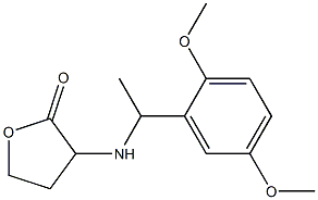 3-{[1-(2,5-dimethoxyphenyl)ethyl]amino}oxolan-2-one 구조식 이미지