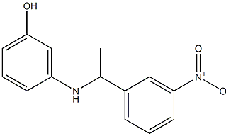 3-{[1-(3-nitrophenyl)ethyl]amino}phenol Structure