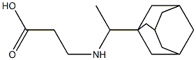 3-{[1-(adamantan-1-yl)ethyl]amino}propanoic acid 구조식 이미지