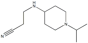 3-{[1-(propan-2-yl)piperidin-4-yl]amino}propanenitrile 구조식 이미지